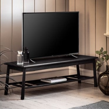 Open Wooden Media Unit