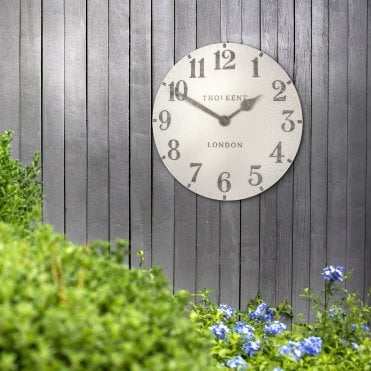 Outdoor Thomas Kent Wall Clock - Arabic - Crackled