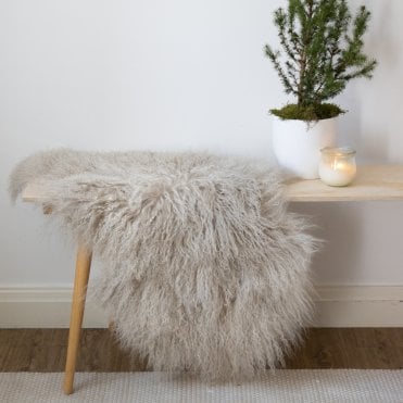 Rare Breed Tibetan Sheepskin Rug