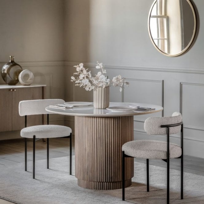 Round Marble Dining Table
