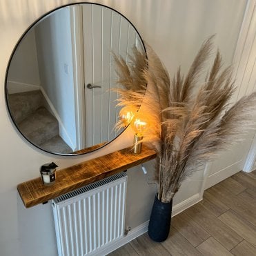 Rustic Radiator Shelf