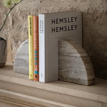 Sandstone Marble Bookends