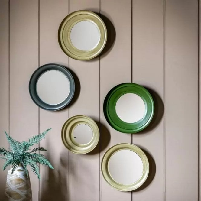Set of 5 Scatter Set Mirrors