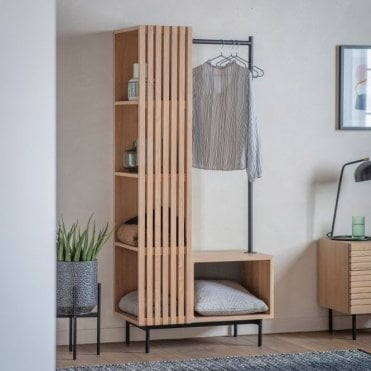 Slatted Open Wardrobe
