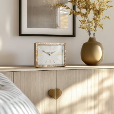 Smithfield Mantel Clock - Bronze