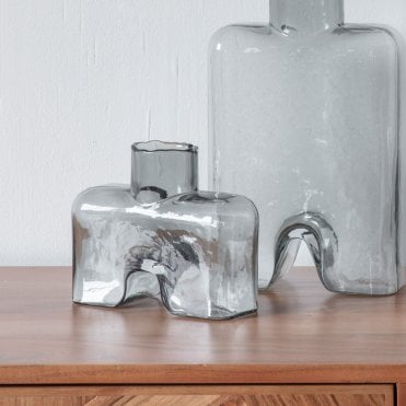 Smoked Bottle Vase