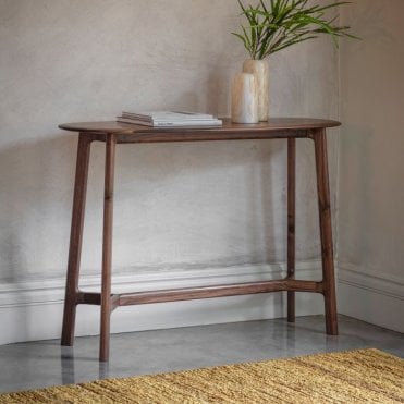 Solid Walnut Console Table