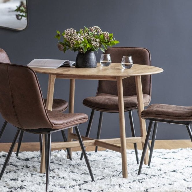 Solid Wood Round Dining Table