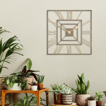 Summer House Thomas Kent Square Outdoor Wall Clock