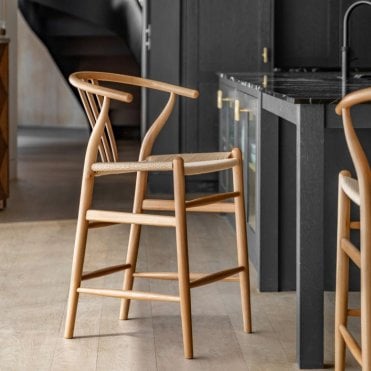 Wishbone Bar Stool - 2pk