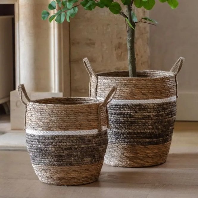 Woven Baskets, Set of Two