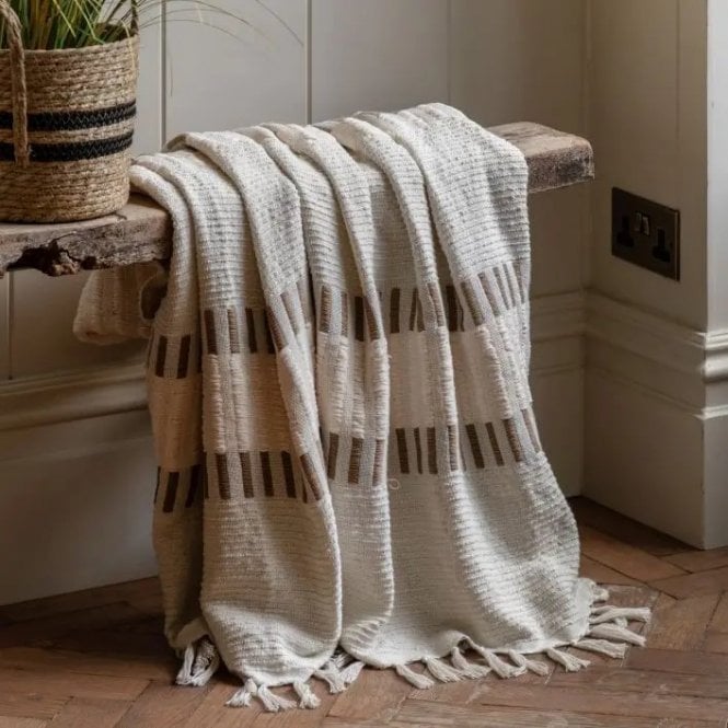 Woven Natural Throw